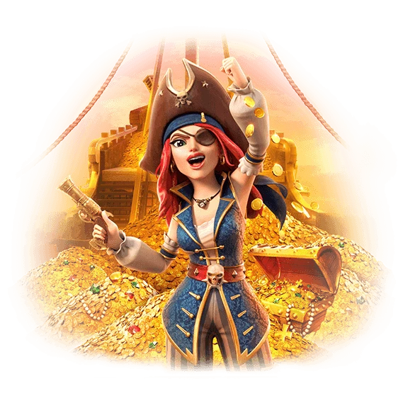 赏金女王主题角色美术画面